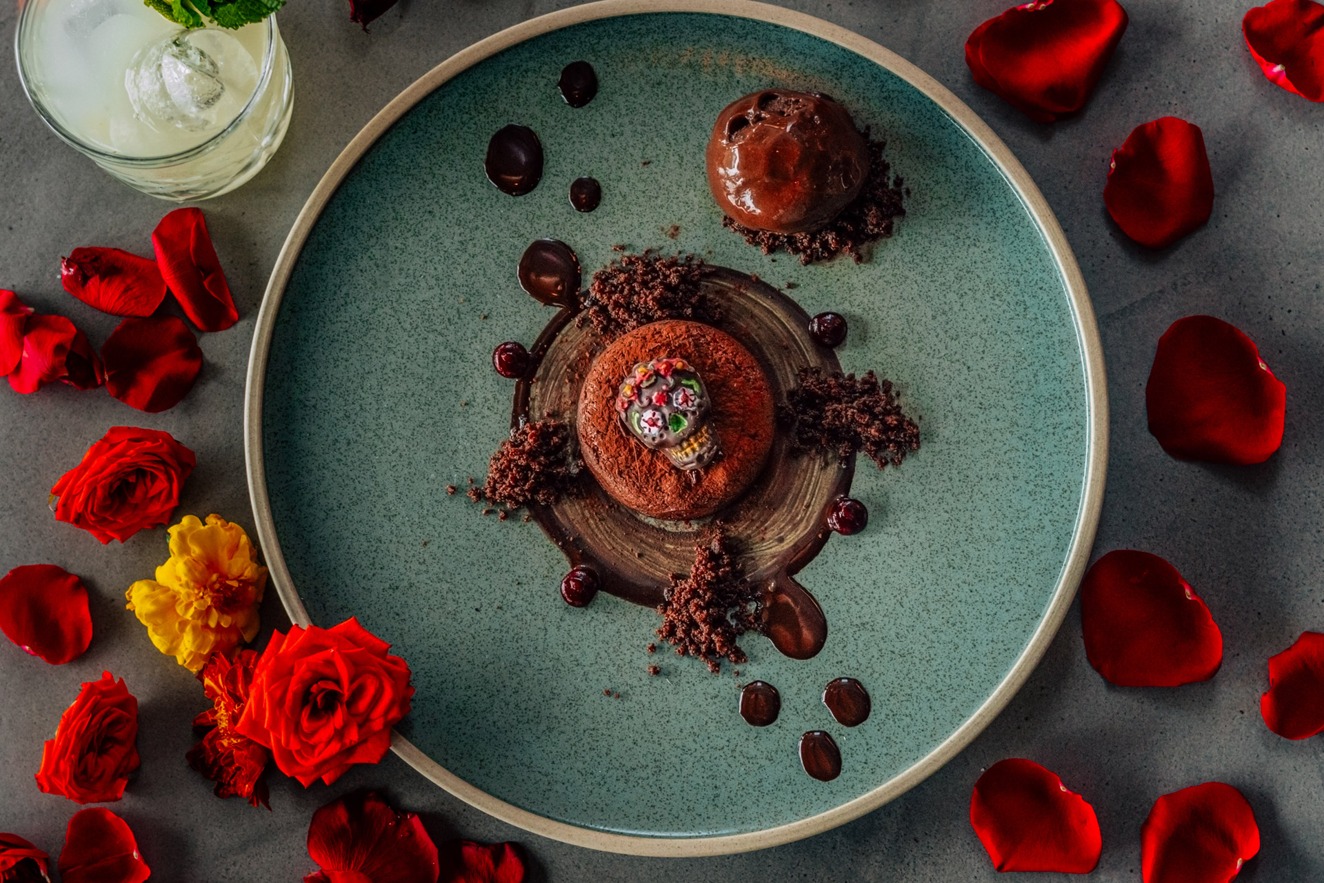 Day of the dead dessert at Treehouse London