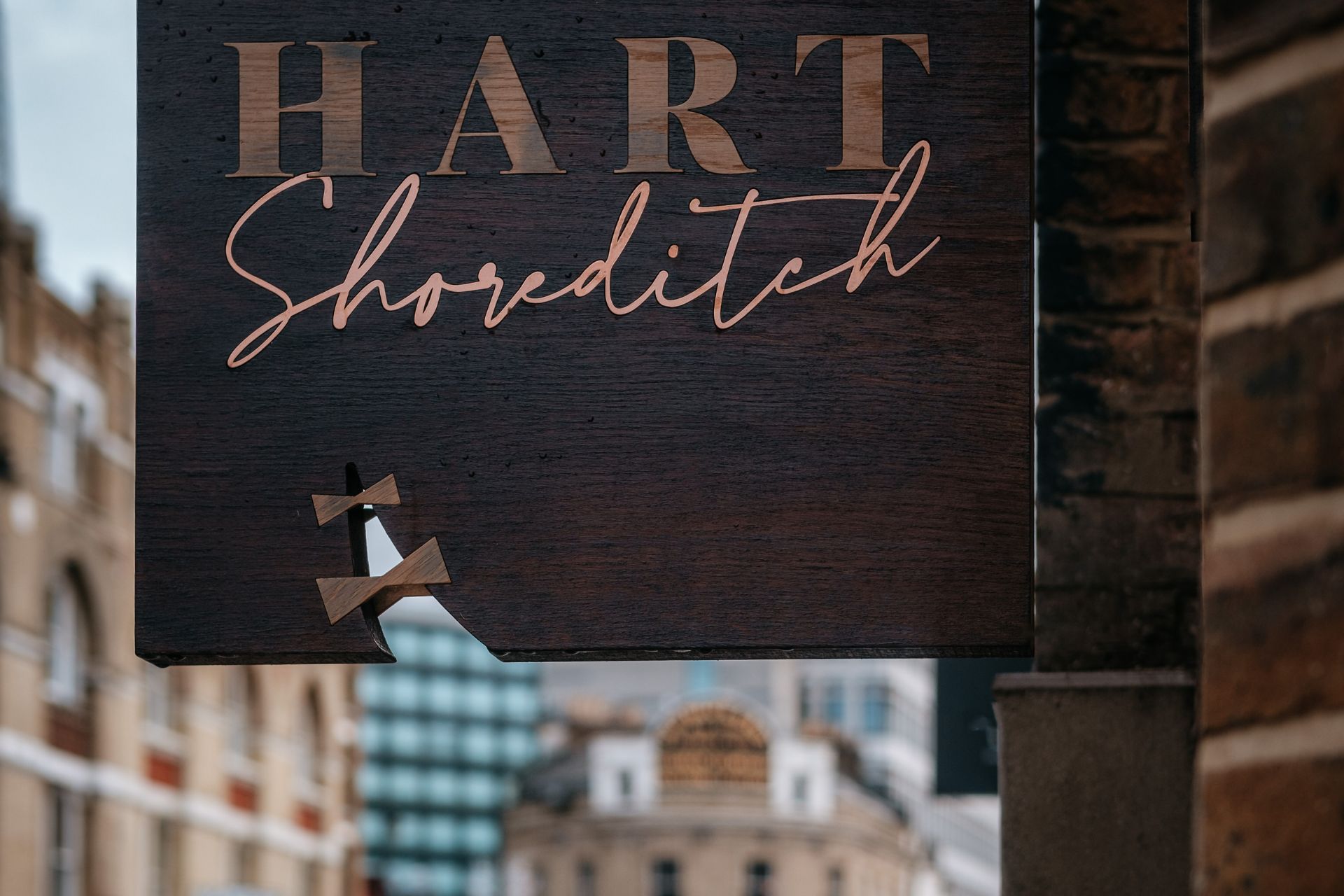Black Hart Shoreditch sign