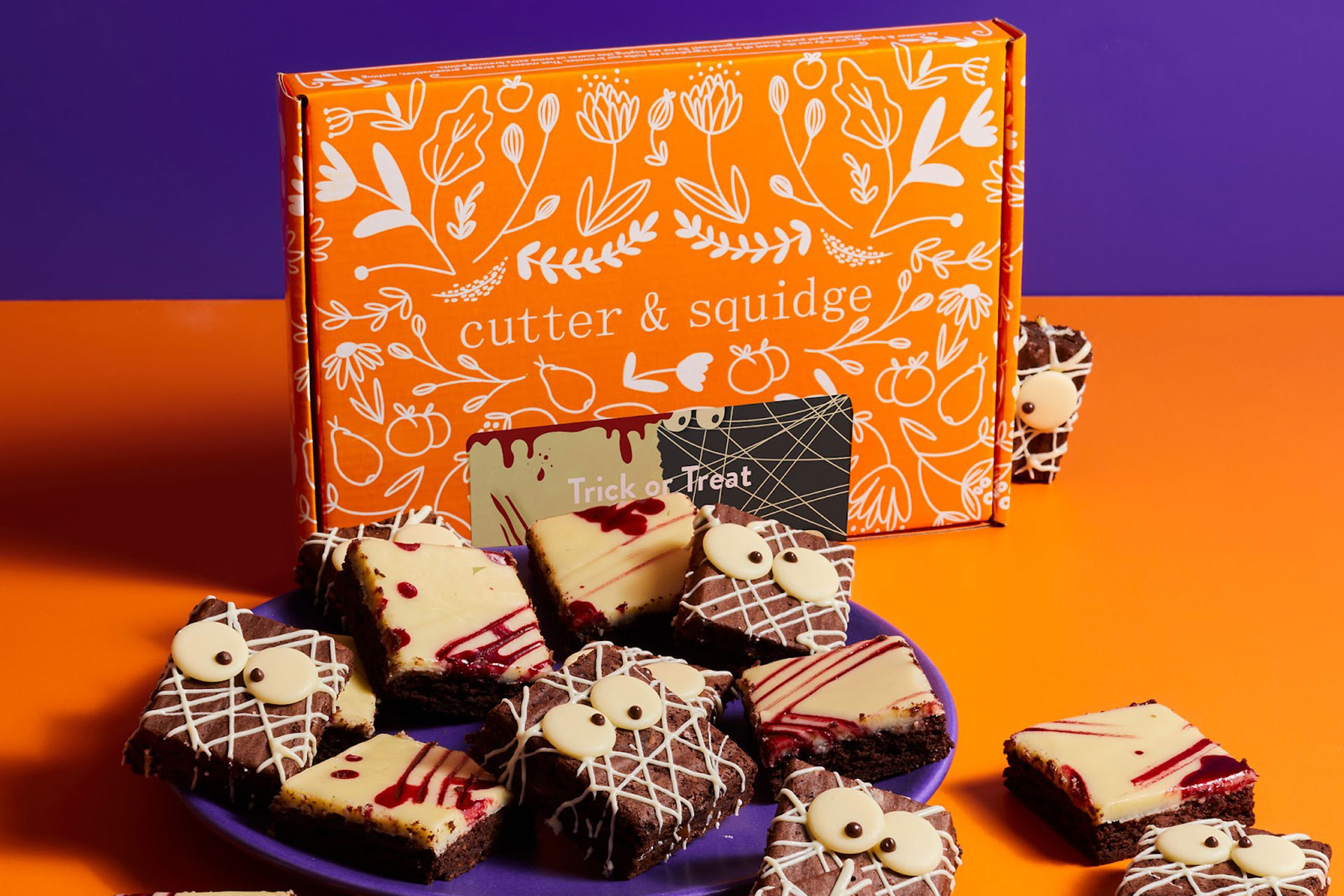 Cutter & Squidge’s Halloween Treat Brownies