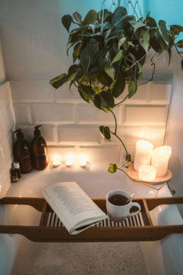 Candlelit bath