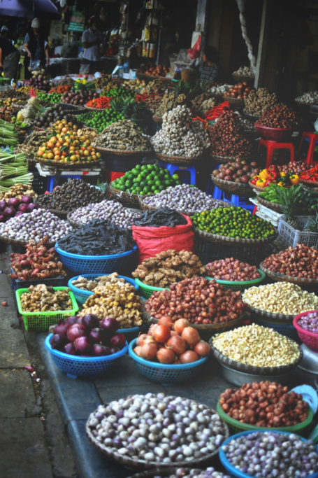 Food at a market