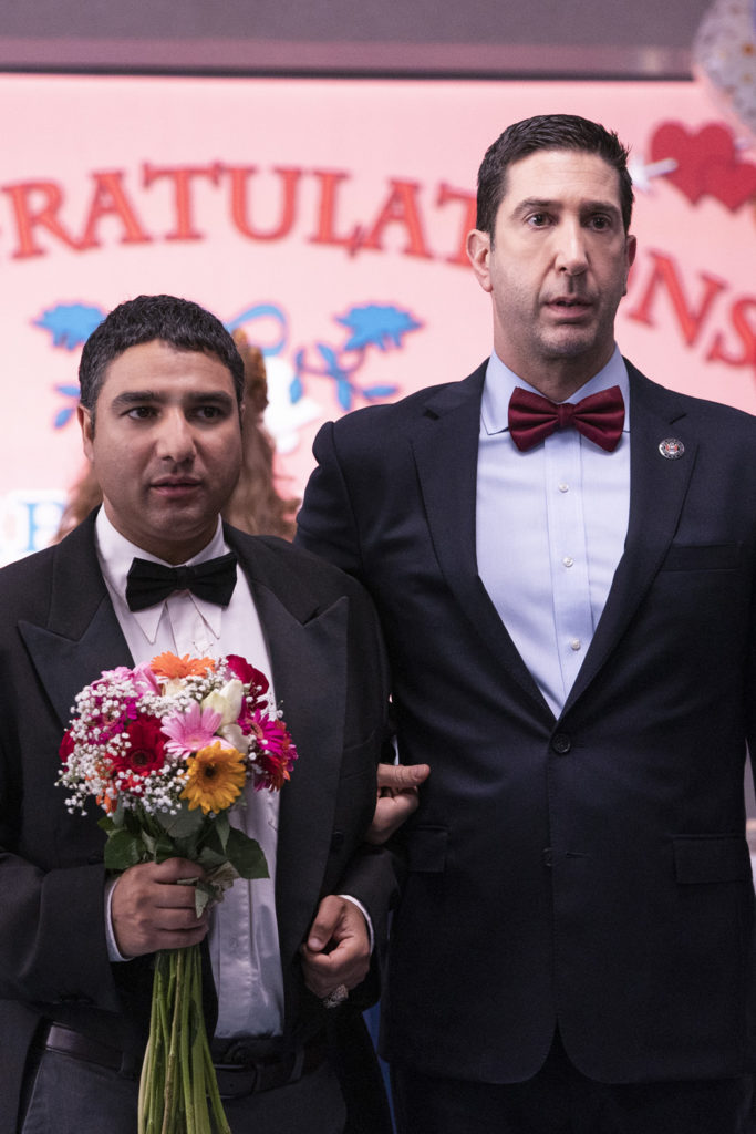 Nick Mohammed & David Schwimmer in Intelligence.