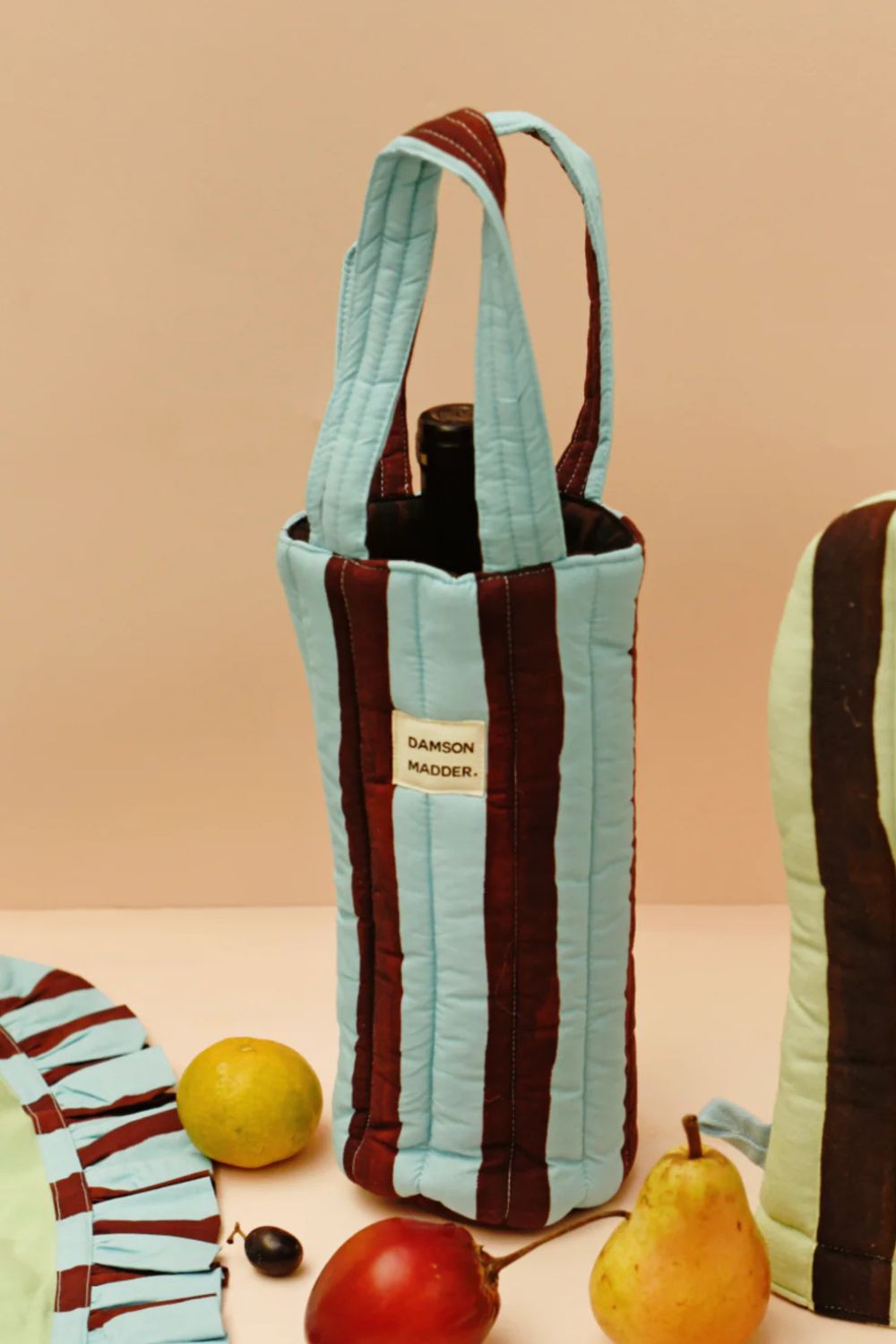 Damson Madder wine bottle bag