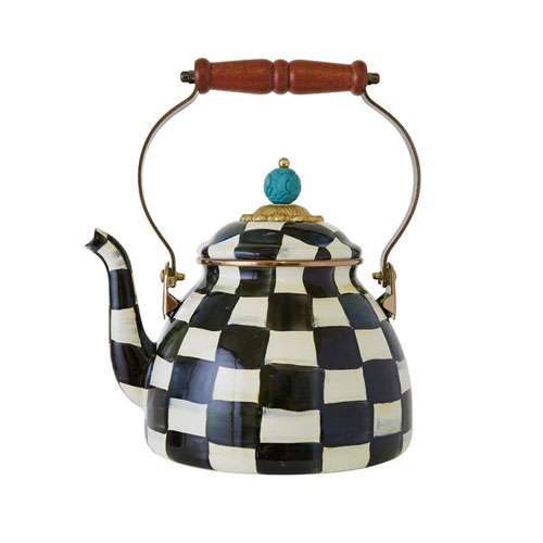 Fortnum & Mason MacKenzie-Childs Courtly Check Kettle