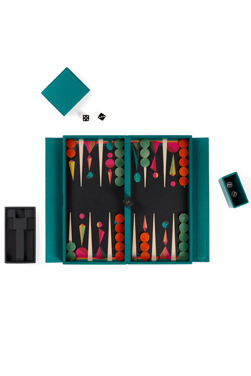 Parade travel backgammon set