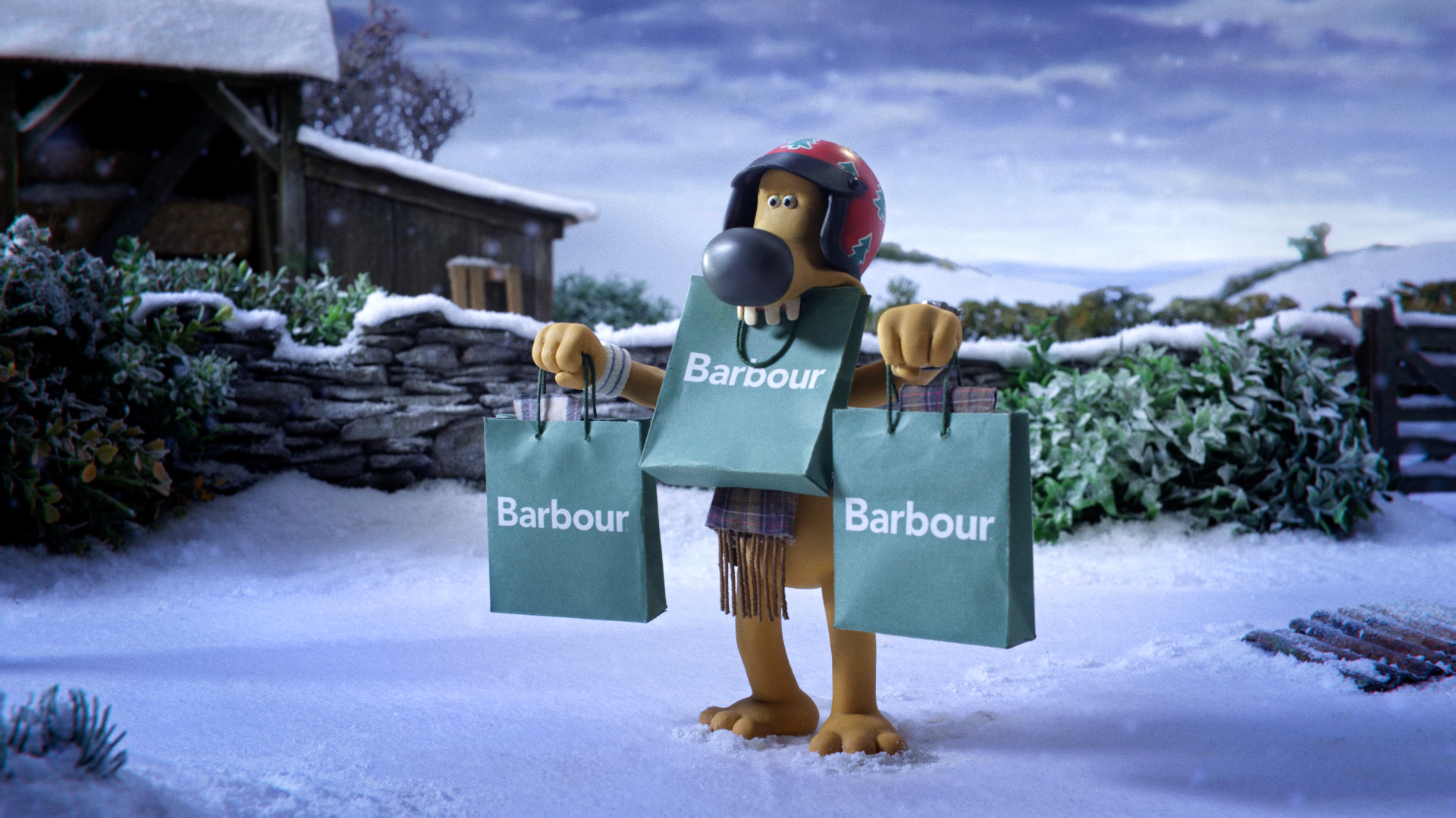 Bitzer with Barbour bags