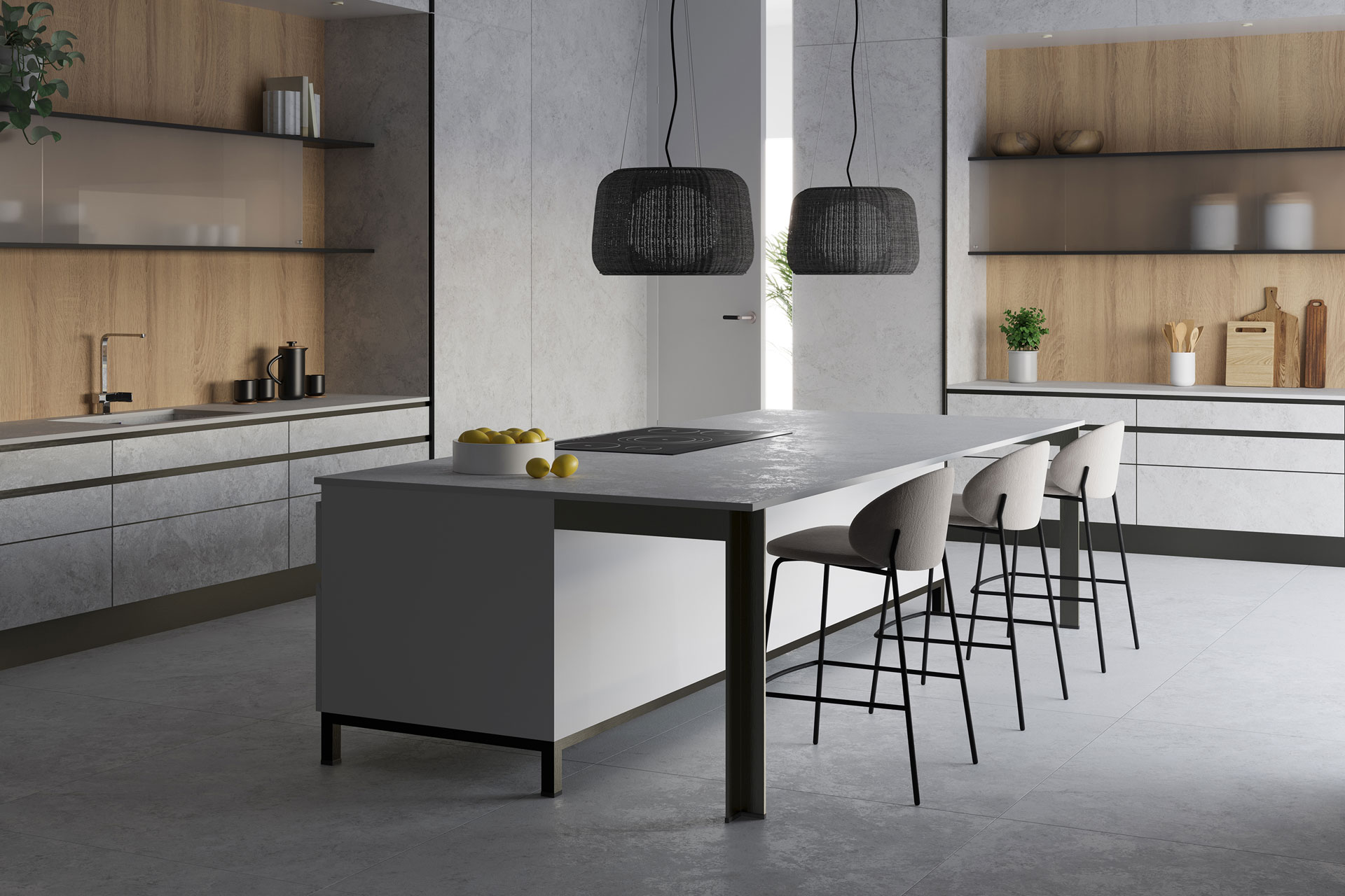 Grey kitchen