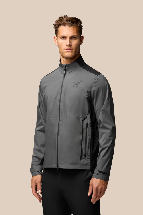Man in grey jacket