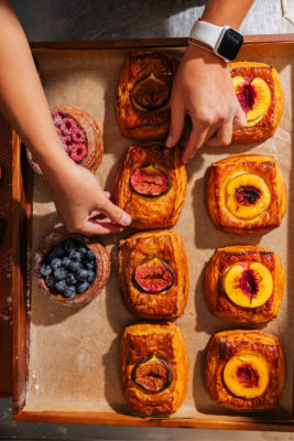 A selection of pastries