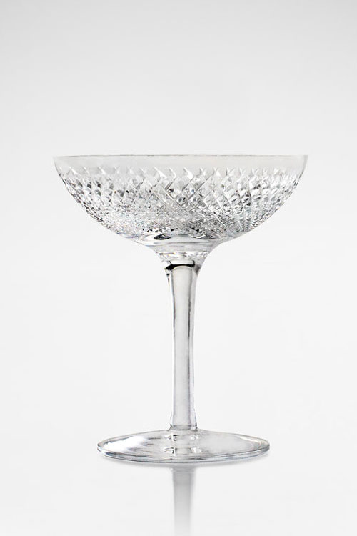 Crystal champagne glass