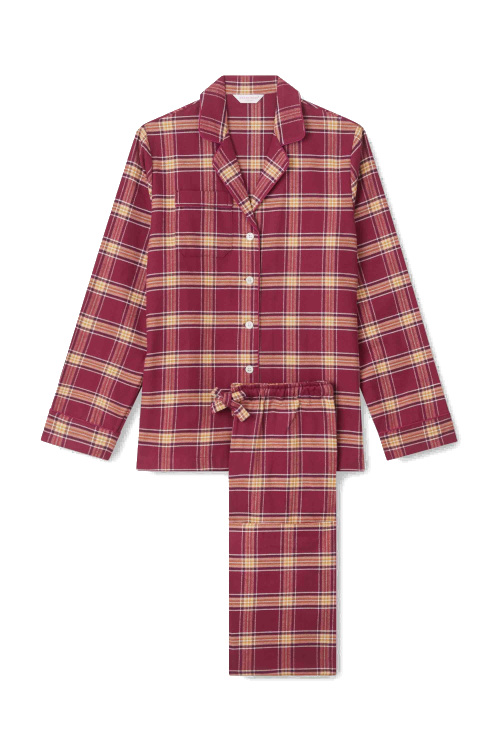 Red check Christmas pyjamas