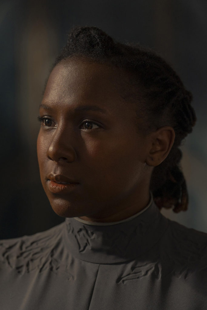 Jade Anouka as Sister Theodosia in Dune: Prophecy