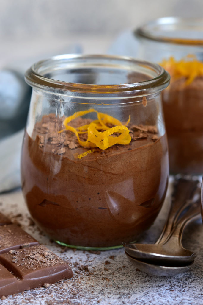 Baileys chocolate orange pots