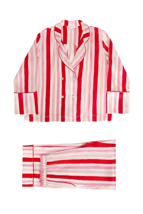 Pink stripe PJs