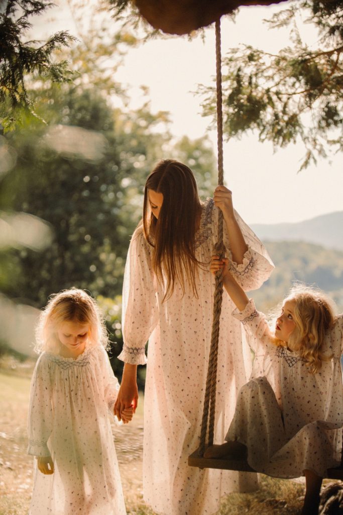 woman and two girls by loch | If Only If pop-up