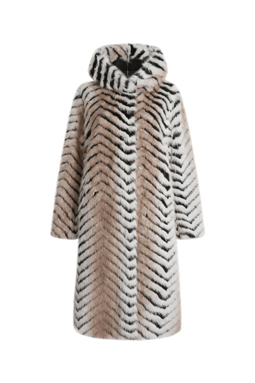 Faux fur coat