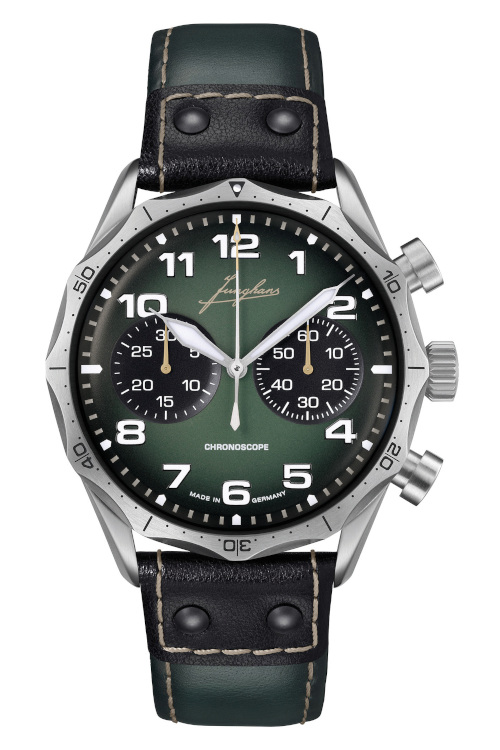 Dark green watch