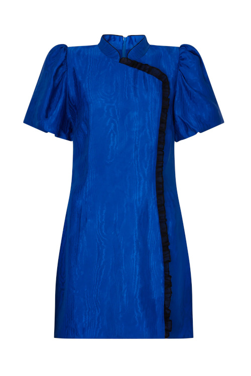 Blue mini dress