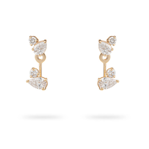 Gold earrings