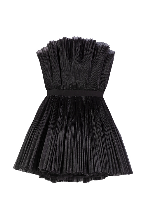 Black tulle mini