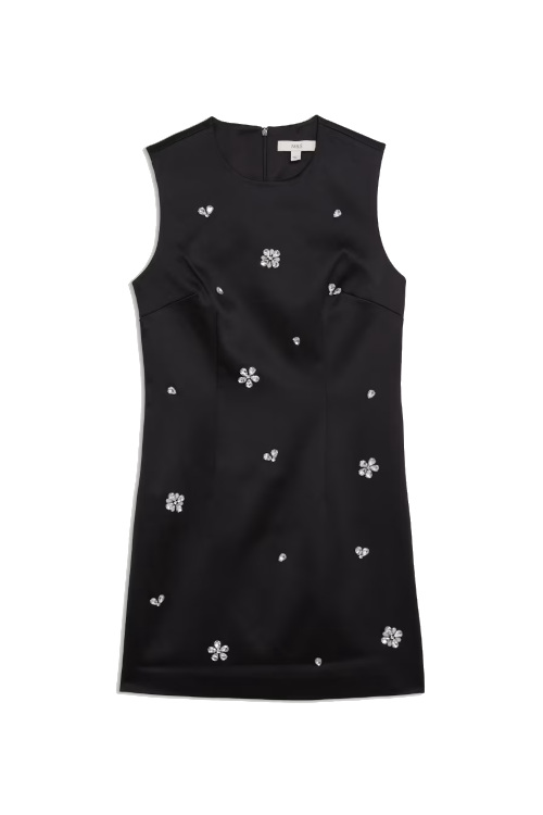 Black dress with silver embellishments