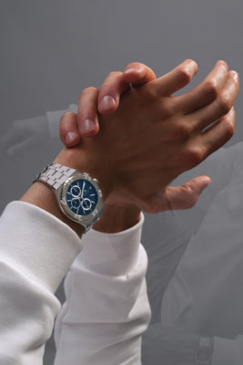 Hands with watch