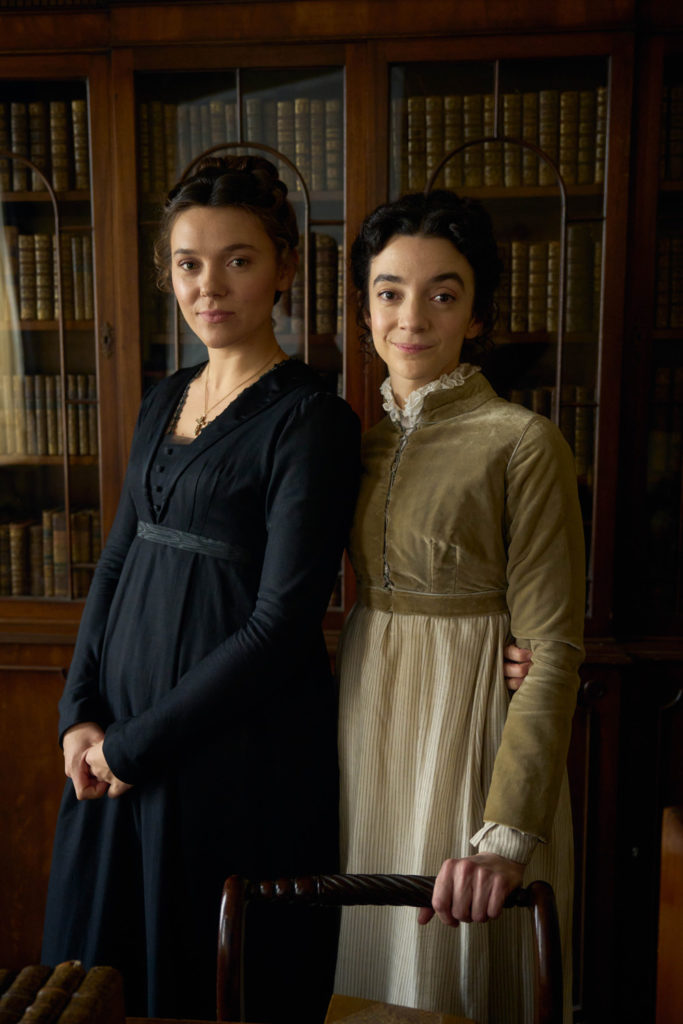 Cassy Austen (Synnøve Karlsen) & Jane Austen (Patsy Ferran) in Miss Austen.