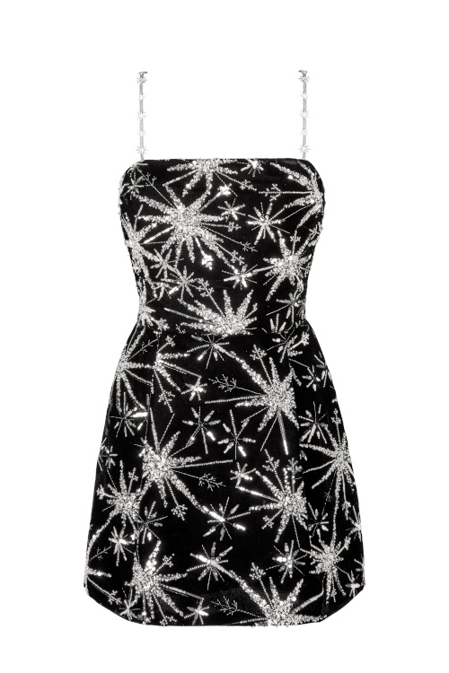 Black mini with silver stars