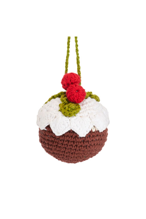 Crochet Christmas pudding