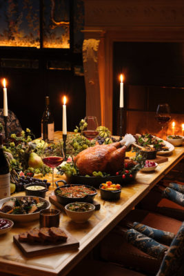 Thanksgiving table at NoMad London