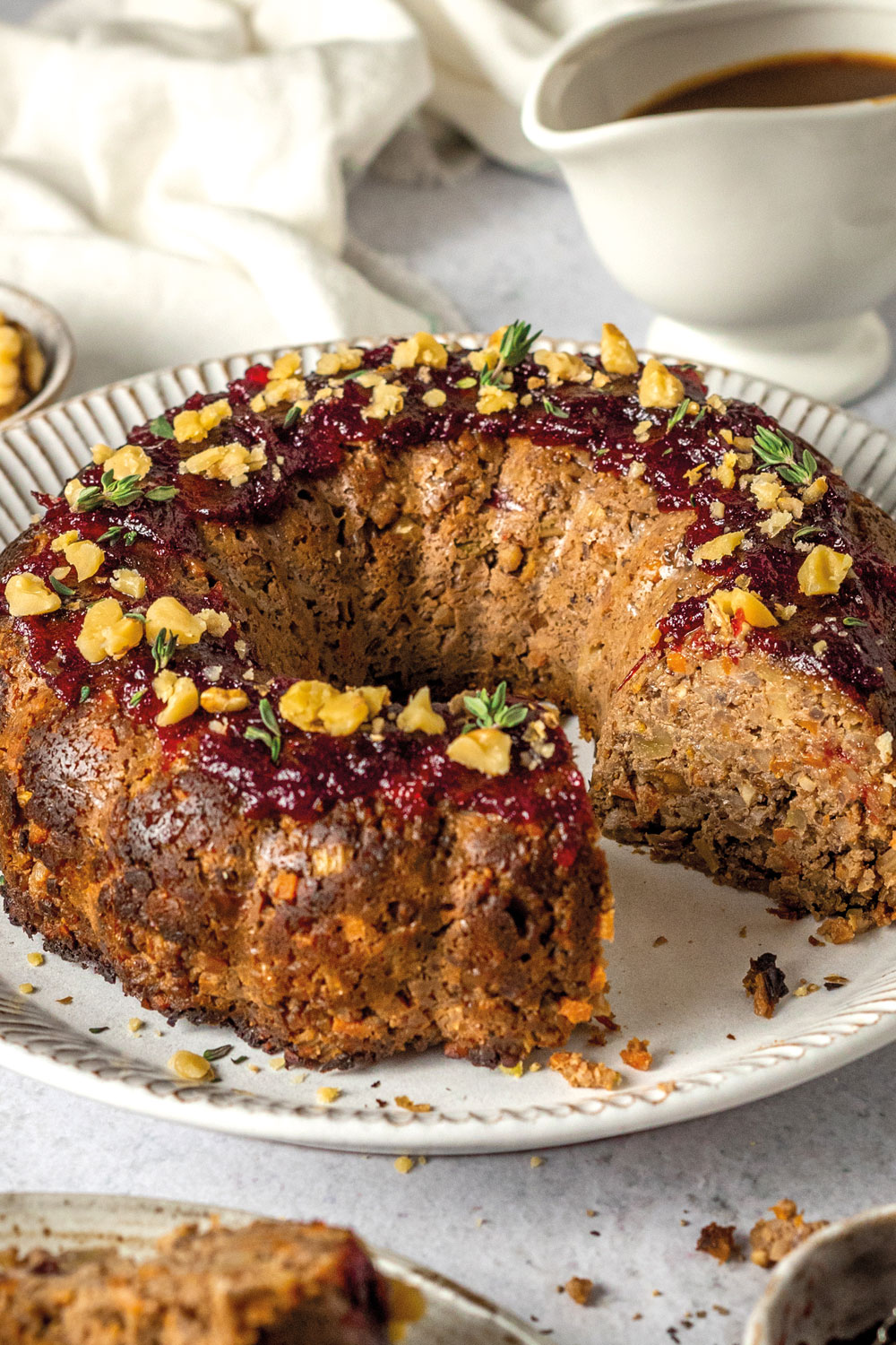 Orange and cranberry roast wreath