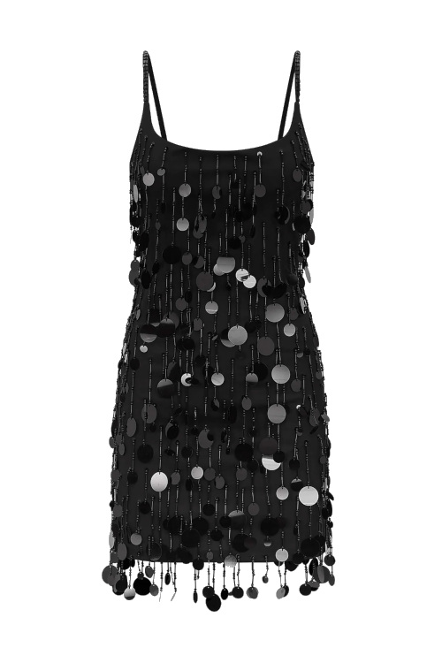 Black sequin mini