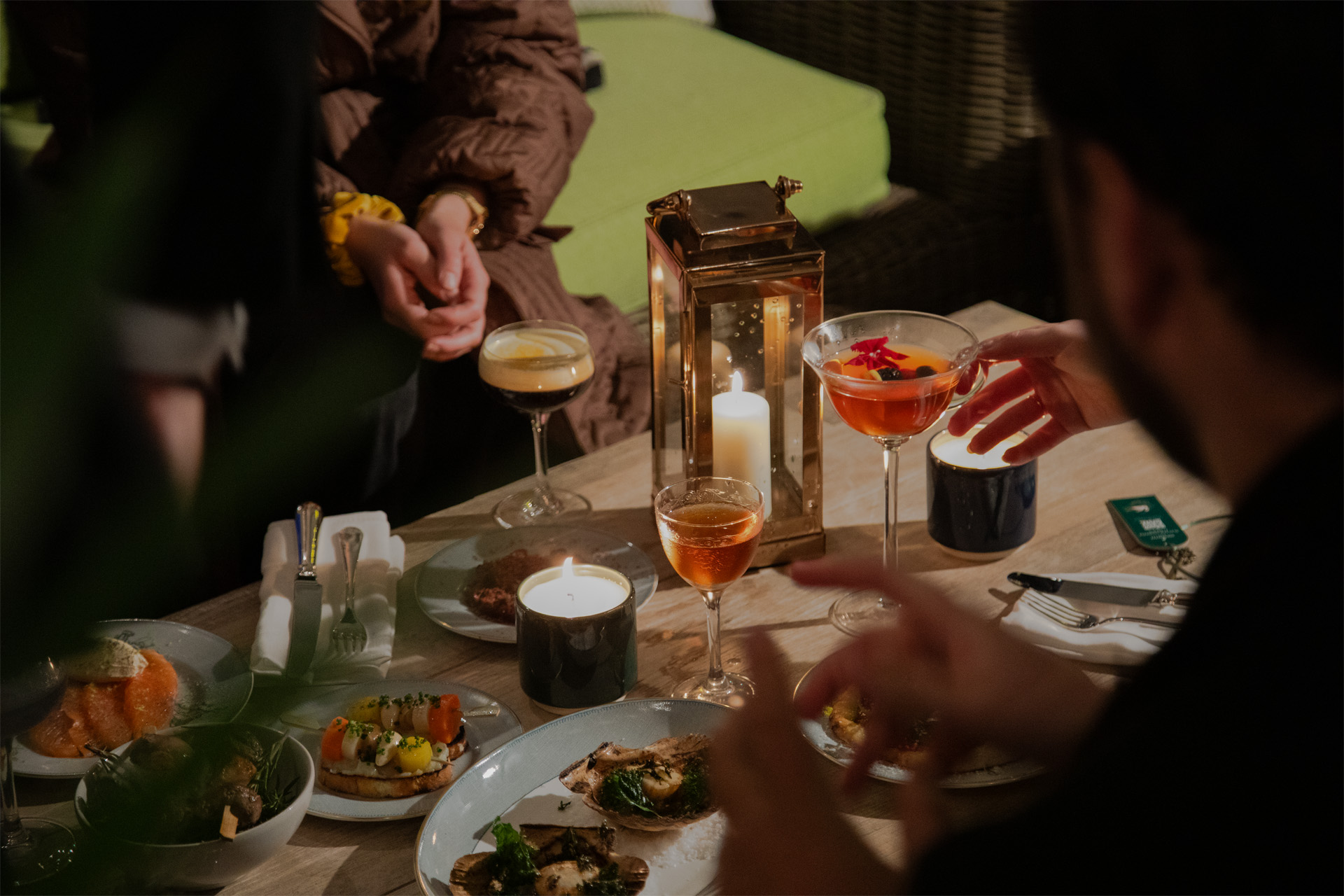 Food and drink at Ham Yard Hotel