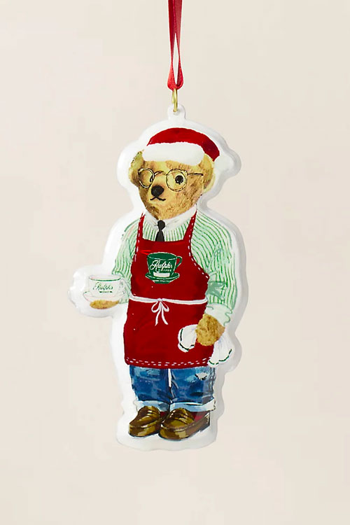 Ralph's coffee teddy bear bauble
