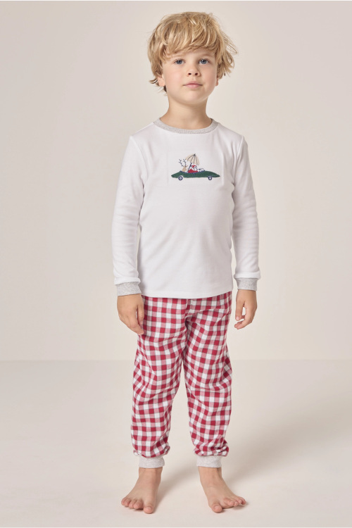 Boy in PJs