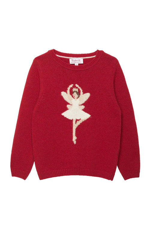 Red sweater with fairy