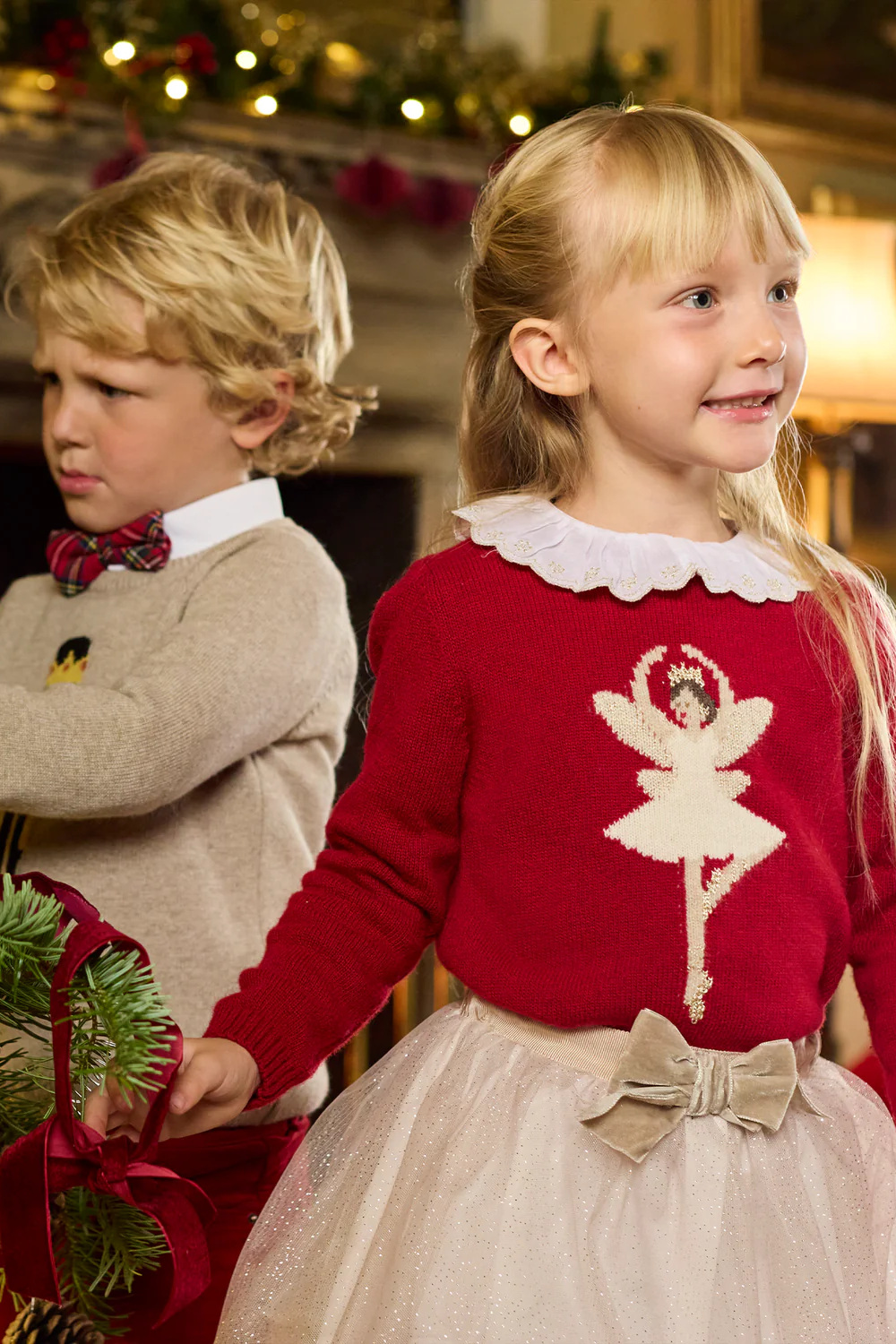 Children in Christmas jumpers
