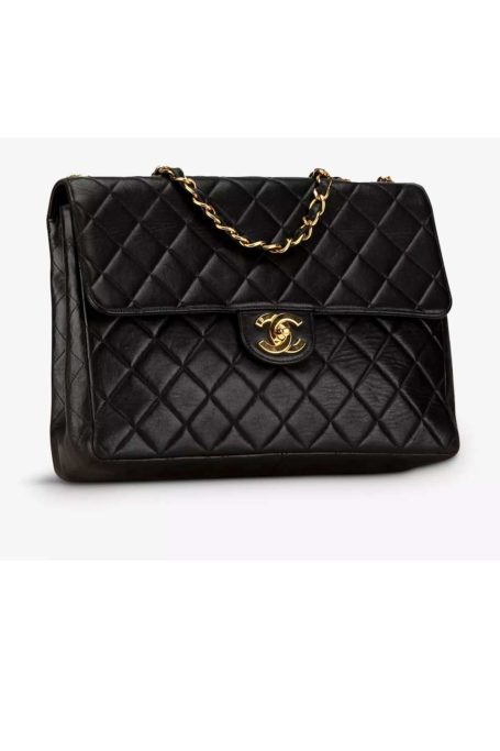 ReSelfridges Chanel Pre-loved Chanel Jumbo Classic single-flap lambskin-leather shoulder bag