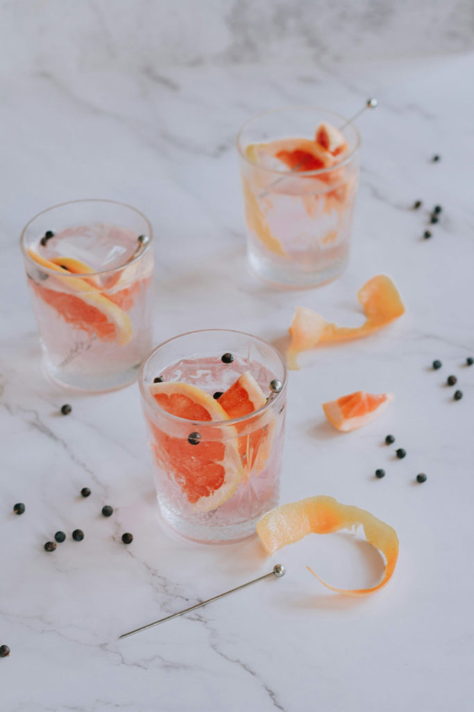 A few glasses of gin