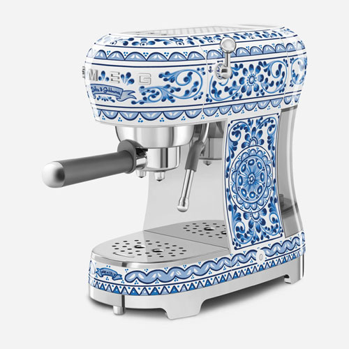 Smeg x Dolce and Gabbanna coffee machine