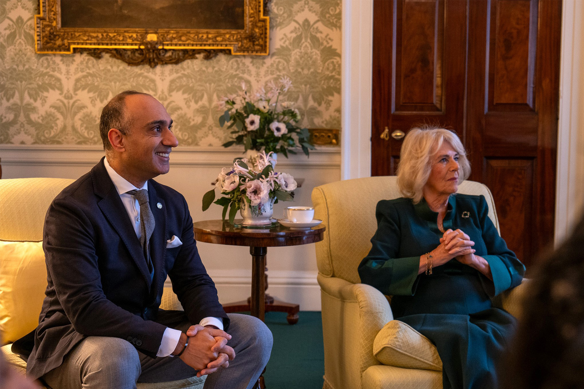 Poetry together winners meet the Queen