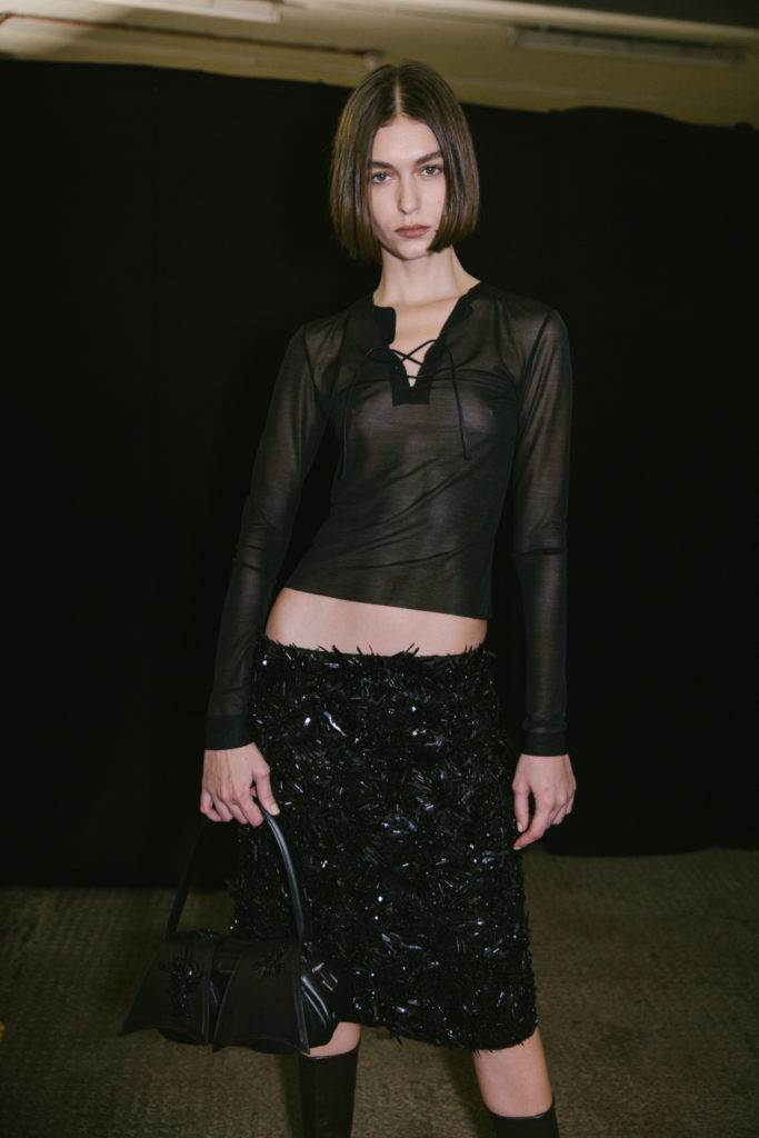 Woman with bougie bob