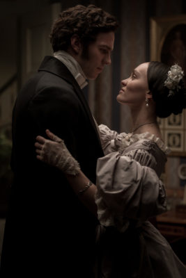 Nicholas Hoult stars as Thomas Hutter and Lily-Rose Depp as Ellen Hutter in director Robert Eggers’ NOSFERATU