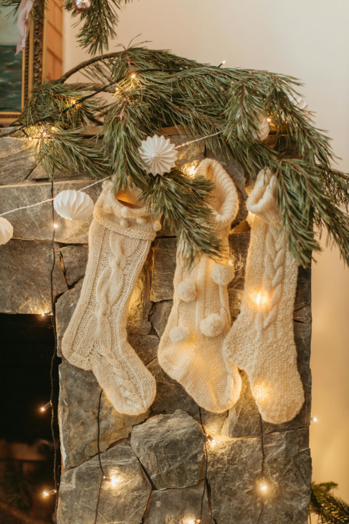 Stockings on mantle
