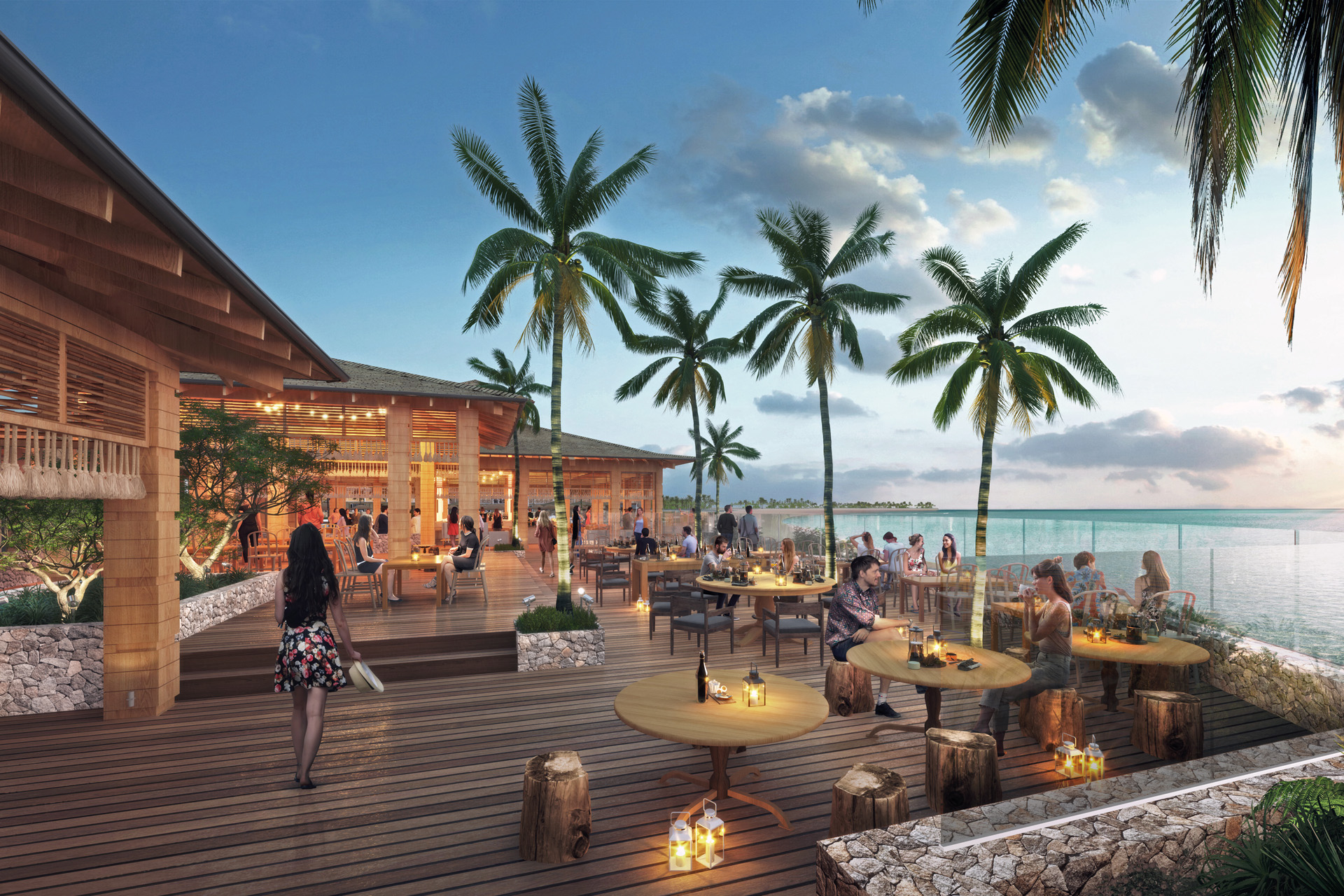 CGI mock up of a new hotel restaurant