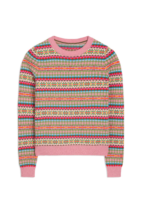 Pink stripe jumper