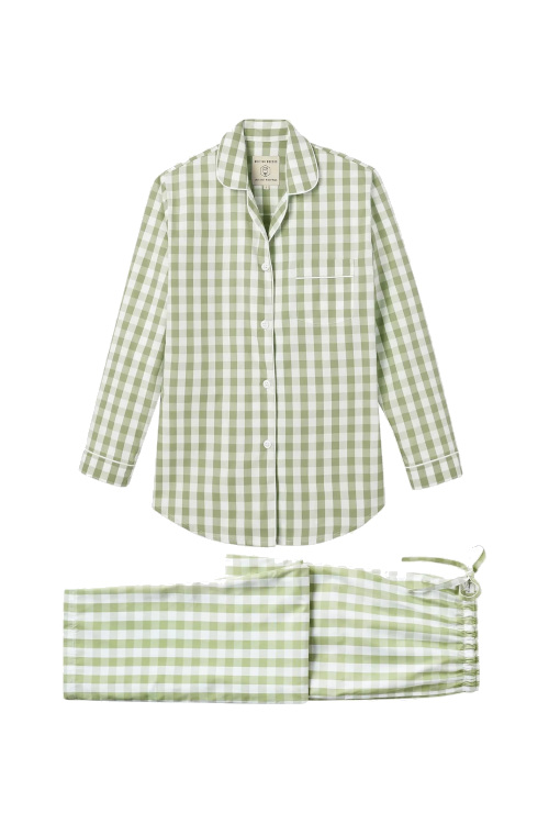 Green gingham PJs