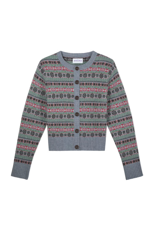 Patterned cardigan