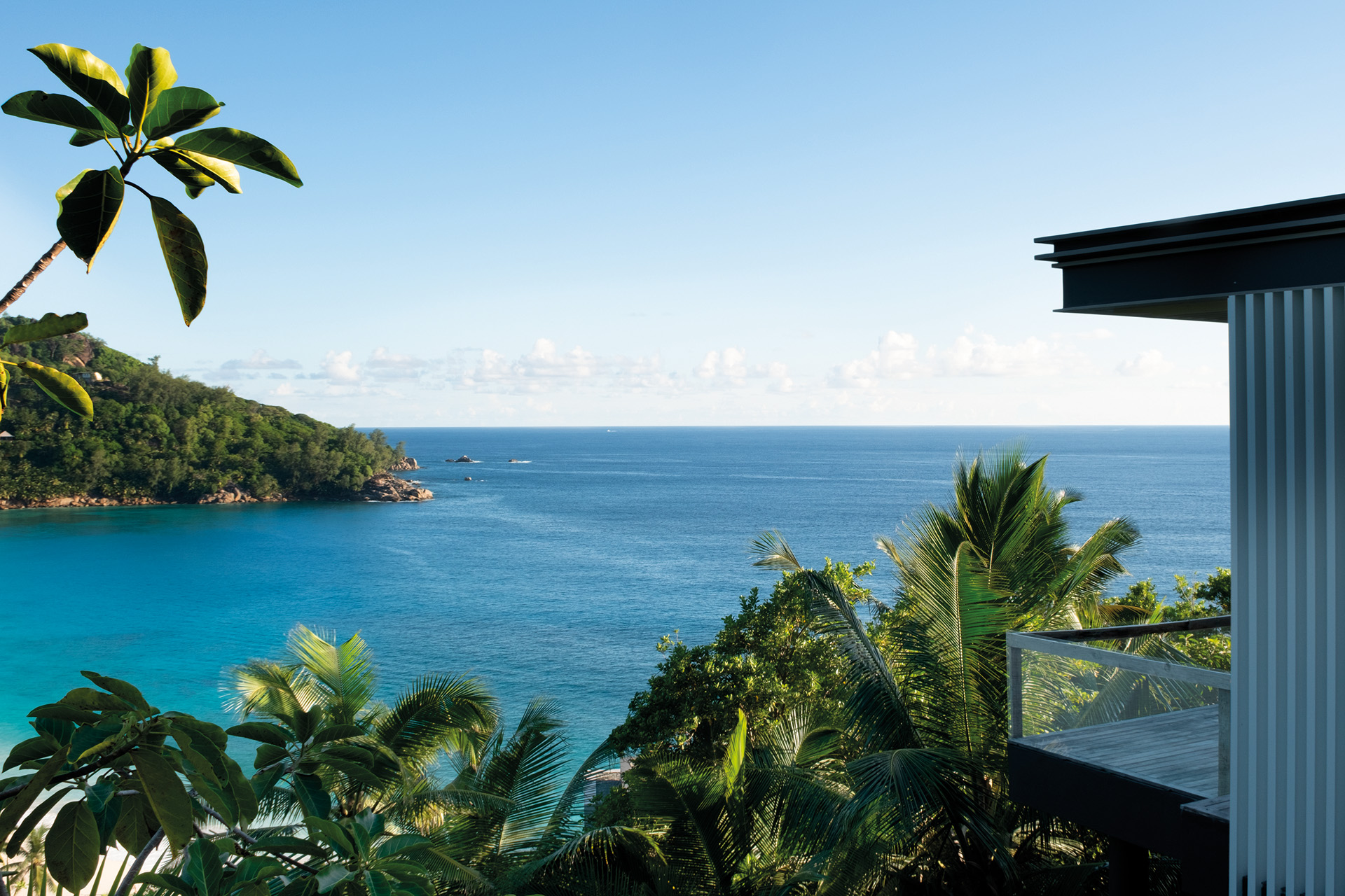 The sea at Cheval Blanc – Seychelles