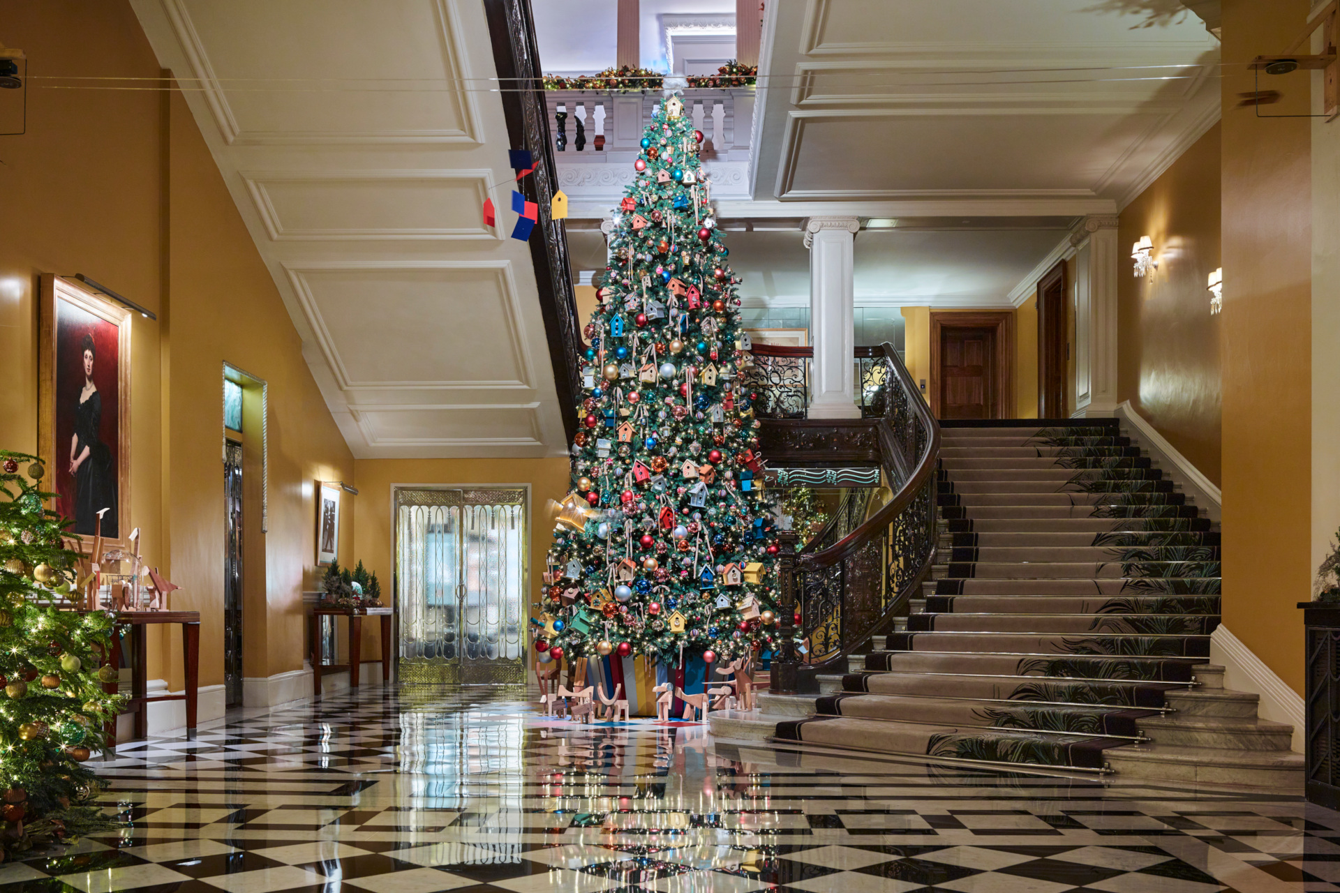 Christmas tree by Paul Smith at Claridge's